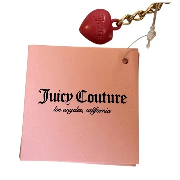 Juicy Couture Pink Love Cosmetic Makeup Bag Heart Travel Toiletry Bottle Y2K - Picture 7 of 8